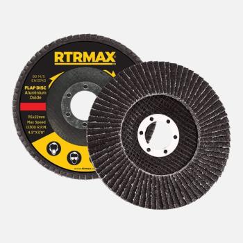 Rtrmax Flap Disk Zımpara 115-40 Kum Alüminyum Oksit RDF11540